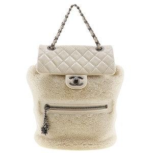 CHANEL シャネル リュック・デイパック ムートン×ラムスキン レディース【I151624023】中古