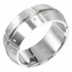  Tiffany TIFFANY&Co. -stroke Lee me licca 12 number ring ring K18 WG white gold approximately 10.32g[I141924029] used 