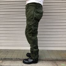 60s ベルギー軍 M64 M-64 フィールドパンツ ユーロ ヴィンテージ ミリタリー カーゴパンツ カーキ 緑 米軍 70s W88cm 5 フランス軍 L_画像5