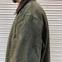 貴重 英国製 C46 ビッグサイズ 90s Barbour NORTHUMBRIA バブアー ノーザンブリア ヴィンテージ オイルドジャケット コート 3クレスト 80s_画像6