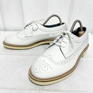  peace 310*① HARUTA Hal ta Dubey shoes wing chip medali on made in Japan 24 EE eggshell white lady's 