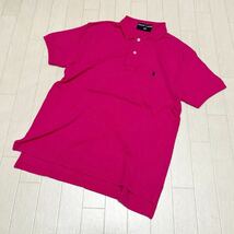 和320★ RALPH LAUREN POLO SPORT ラルフローレン ポロスポーツ 半袖 ポロシャツ M ピンク レディース メンズ合わせ_画像1