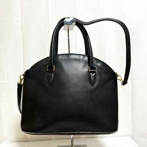 和324★ COACH コーチ レザーバッグ トートバッグ ショルダーバッグ ブラック レディース