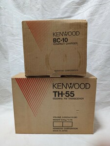 KENWOOD トランシーバー TH-55 BC-10 動作未確認　現状品