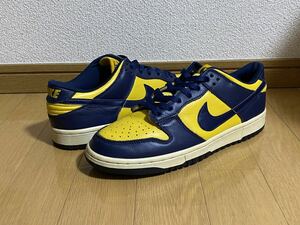 NIKE DUNK LOW ミシガンカラー 2002年製 ダンクロー Michigan dunk sb 630358-471