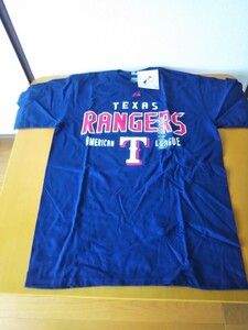 テキサス・レンジャーズ Tシャツ US Mサイズ 。日本人にはLサイズと思います。写真確認下さい。未使用
