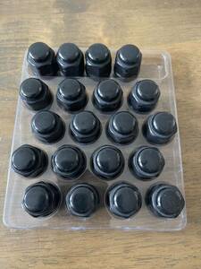  wheel nut 21HEX M21×1.25 60° taper black steel 20 piece 5 hole 