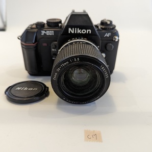 Nikon F-501 MF-19 ニコン フィルムカメラ 一眼レフ Nikon Lens Series E 36-72mm f3.5 レンズ セット #C17の画像1