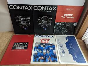 Contax コンタックス Zeiss RTSⅡ 137 RTS 一眼レフ カメラ フィルムカメラ 説明書 取扱説明書 使用説明書 6冊セット　まとめ