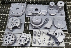 1/6 3D resin CB750F engine parts AHM RSC