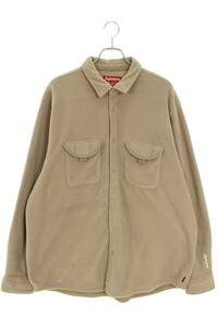 シュプリーム SUPREME 23AW Polartec Shirt サイズ:XXL ポーラテックフリース長袖シャツ 中古 BS99