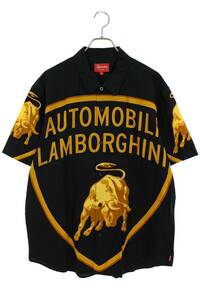 シュプリーム SUPREME 20SS Automobili Lamborghini S/S Shirt 20ss サイズ:L ランボルギーニ半袖シャツ 中古 SB01