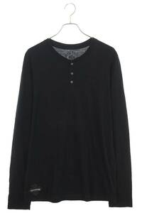 クロムハーツ Chrome Hearts LS THRML HNLY/ヘンリーネック サイズ:M クロスボタンヘンリーネックサーマル長袖カットソー 中古 NO05