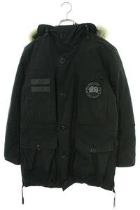 カナダグース CANADA GOOSE 9512MB サイズ:XS ブラックラベル黒ワッペンダウンジャケット 中古 BS99