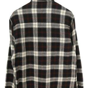 クロムハーツ Chrome Hearts LOOSEENDS LS CHECK/ルーズエンド サイズ:M（JVP） 袖クロスパッチチェック柄胸ポケット長袖シャツ 中古 GZ11の画像2