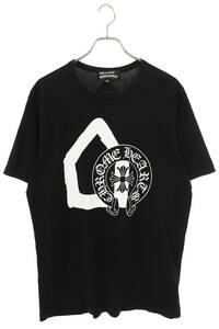 クロムハーツ Chrome Hearts コムデギャルソン ZI-T002 サイズ:XXL DSMGロゴプリントTシャツ 中古 GZ11