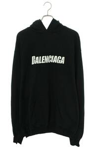 バレンシアガ BALENCIAGA 729361 TNVL2 サイズ:XXS クラッシュ加工プルオーバーパーカー 中古 OM10