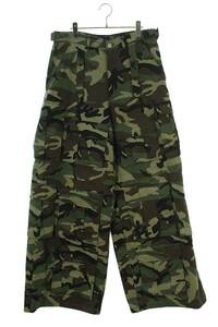 ヴェトモン VETEMENTS UE64PA131Z/CAMO MULTIPOCKET CARGO PANTS 30インチ 迷彩カモフラマルチポケットカーゴロングパンツ 中古 SB01