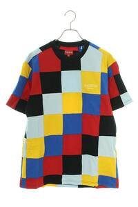 シュプリーム SUPREME 18AW Patchwork Pique Tee サイズ:S パッチワークピケTシャツ 中古 OM10