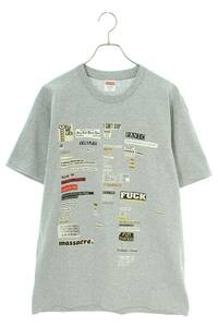 シュプリーム SUPREME 18AW Cutouts Tee サイズ:M 英字プリントTシャツ 中古 OM10