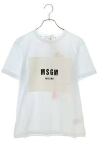 エムエスジーエム MSGM 2041MDM42 サイズ:XL ロゴプリントTシャツ 中古 BS99