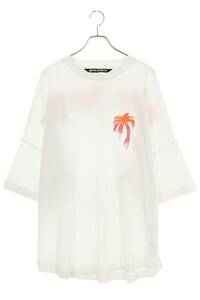 パームエンジェルス Palm Angels 22AW PMAA0023F22JER004 サイズ:XL バックロゴプリントTシャツ 中古 BS99