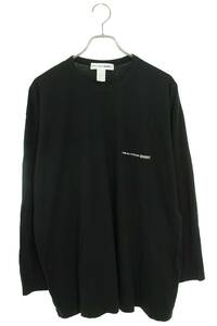 コムデギャルソンシャツ COMME des GARCONS SHIRT FI-T016 サイズ:L ロゴプリント長袖カットソー 中古 BS99