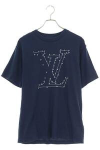 ルイヴィトン LOUISVUITTON 21AW RM212Q NPG HLY42W サイズ:S LVステッチプリントアンドエンブロイダリーTシャツ 中古 SS13