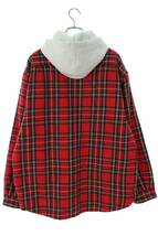 シュプリーム SUPREME 23AW Tartan Flannel Hooded Shirt サイズ:XL フード付きタータンチェック長袖シャツ 中古 BS99_画像2