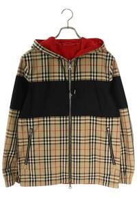 バーバリー Burberry 8036894 サイズ:XS リバーシブルチェックナイロンジャケットブルゾン 中古 BS99