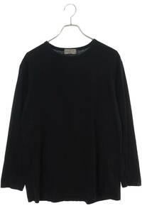 ヨウジヤマモトプールオム YOHJI YAMAMOTO POUR HOMME HR-T03-070 サイズ:3 ラウンドネックコットン長袖カットソー 中古 BS99