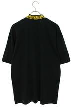 フェンディ FENDI ヴェルサーチェ 12CPF-22-102 サイズ:L モックネックロゴTシャツ 中古 SB01_画像2
