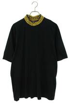 フェンディ FENDI ヴェルサーチェ 12CPF-22-102 サイズ:L モックネックロゴTシャツ 中古 SB01_画像1