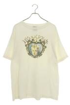 セントマイケル SAINT MICHAEL SM-A22-0000-006 サイズ:L LOVEANDHATEプリントヴィンテージ加工Tシャツ 中古 FK04_画像1