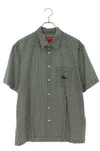 シュプリーム SUPREME 21SS Gingham S/S Shirt サイズ:M ギンガムチェック半袖シャツ 中古 FK04