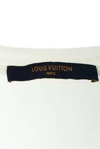 ルイヴィトン LOUISVUITTON RM211Q JC8 HAY51W サイズ:L フロントLV刺繍VネックTシャツ 中古 GZ11_画像3