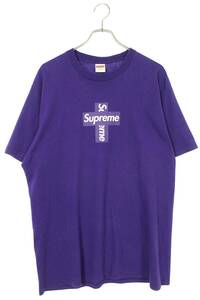 シュプリーム SUPREME 20AW Cross Box Logo Tee サイズ:L クロスボックスロゴTシャツ 中古 FK04