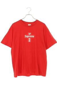 シュプリーム SUPREME 20AW Cross Box Logo Tee サイズ:L クロスボックスロゴTシャツ 中古 NO05