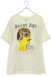 セントマイケル SAINT MICHAEL 22SS SM-S22-0000-023 サイズ:L BRAINプリントTシャツ 中古 SB01