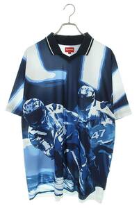 シュプリーム SUPREME 20SS Racing Soccer Jersey サイズ:L レーシングサッカージャージーTシャツ 中古 NO05