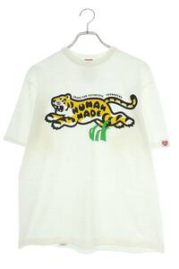 ヒューマンメイド HUMAN MADE サイズ:L フロントタイガープリントTシャツ 中古 FK04