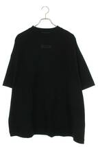 フォグ FOG ESSENTIALS SS TEE Jet Black サイズ:L フロントラバーロゴTシャツ 中古 SB01_画像1