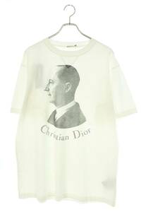 ディオール DIOR 48DJ696A0817 サイズ:L フロントプリントTシャツ 中古 OM10