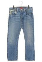 シュプリーム SUPREME リーバイス Levis 501 jeans サイズ:30インチ ウォッシュドデニムパンツ 中古 BS99_画像1