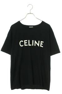 セリーヌバイエディスリマン CELINE by Hedi Slimane 2X681671Q サイズ:S ルーズフィットロゴプリントTシャツ 中古 SS13