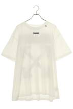 オフホワイト OFF-WHITE 20SS OMAA038S20185004 サイズ:M カラヴァッジョアロープリントTシャツ 中古 OM10_画像1