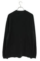 シュプリーム SUPREME 23AW Mock Neck L/S Top サイズ:M クラシックロゴ刺繍モックネック長袖カットソー 中古 SB01_画像2