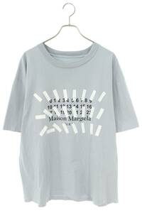 メゾンマルジェラ Maison Margiela 21SS S30GC0731 サイズ:46 カレンダーロゴプリントTシャツ 中古 OM10