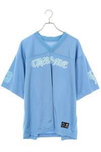  Chrome Hearts Chrome Hearts MESH WARM UP JERSEY TEE size :L CH print mesh short sleeves shirt used OS06