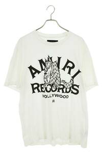 アミリ AMIRI Records Wolf Tee サイズ:L レコーズウルフTシャツ 中古 FK04